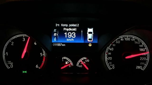 Ford Focus ST TDCi diesel (2015) acceleration 0-219 km/h | ExoticCars.pl смотреть онлайн