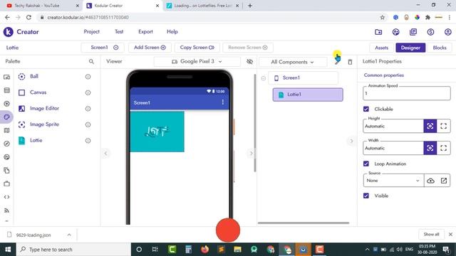 How to Add Animations in Kodular Apps Using Lottie Files Components | Lottie Component смотреть онлайн