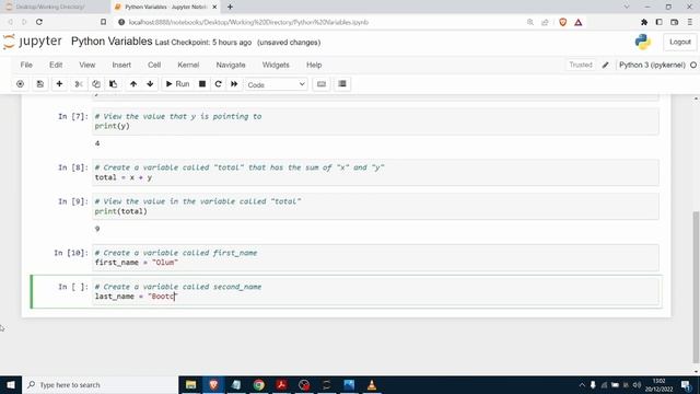 Python Variables (Python Tutorials for Beginners #5) смотреть онлайн