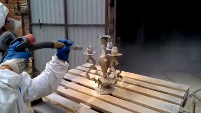 Реставрація бронзового підсвічника. смотреть онлайн