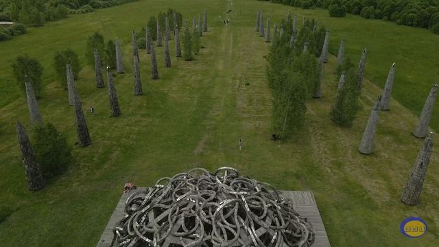 АРТ-ПАРК НИКОЛА-ЛЕНИВЕЦ | АЭРОСЪЁМКА 4K - DJI MAVIC AIR 2 смотреть онлайн