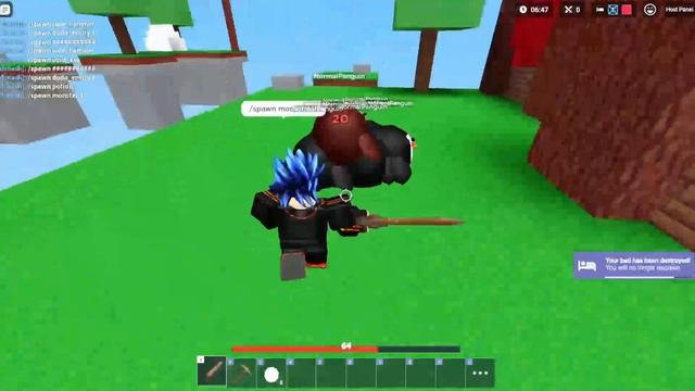 How To Spawn Monsters - Roblox Bedwars смотреть онлайн