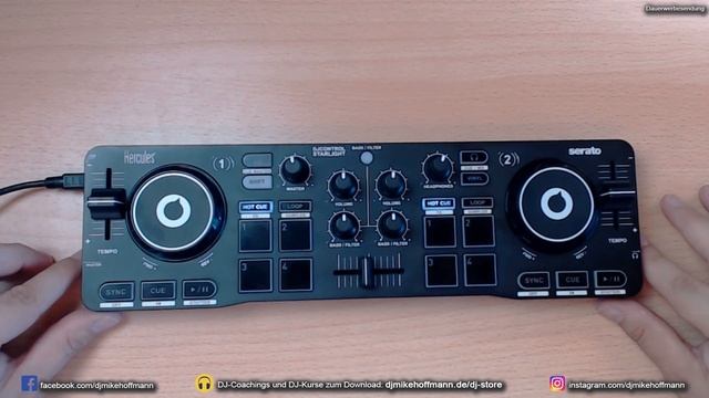 HERCULES STARLIGHT Review | DJ Controller für Anfänger | Hercules DJ Party Set смотреть онлайн