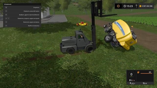 Farming Simulator 17. Обзор мода: Погрузчик АП-4045. (Ссылка в описании) смотреть онлайн
