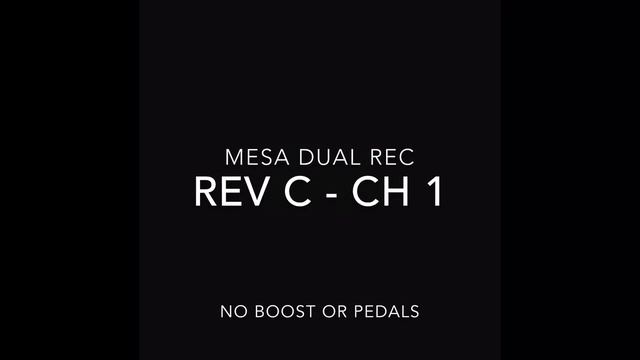 '92 Mesa Boogie Dual Rectifier - Rev C, Channel 1, No Boost (iPhone) смотреть онлайн