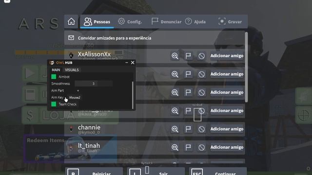 NOVO SCRIPT/MOD MENU/HACK DE ROBLOX ARSENAL !!! смотреть онлайн