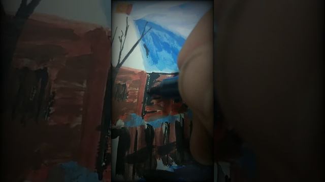 Моё творчество картина Зима в Деревне, музыка хор Век смотреть онлайн