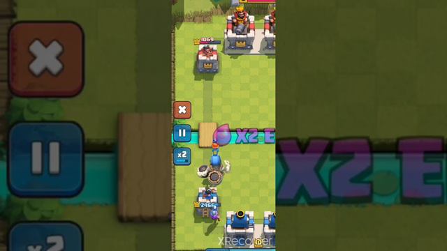 Giant Skeleton + Valkyrie Combo. #clashroyale смотреть онлайн