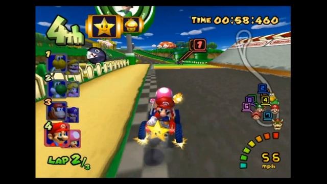 [MKDD Lan with the Family] Race 1 - Luigi Circuit (8 TV's!!) смотреть онлайн