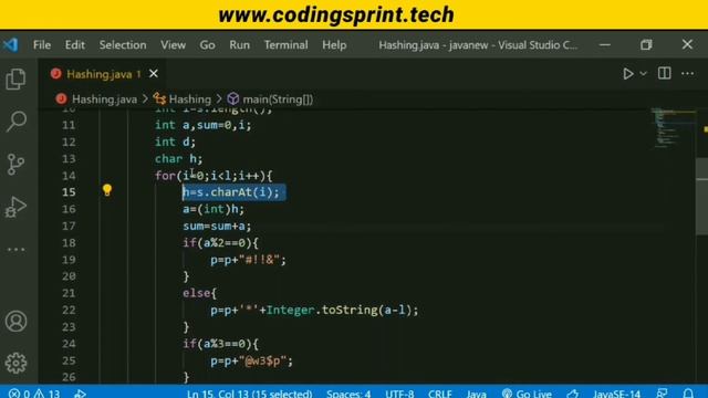 Hashing of a given string | Data Protection | java |Coding Sprint смотреть онлайн