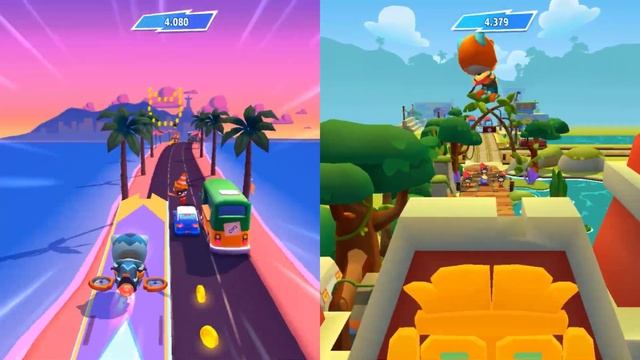 Tom hero dash,(MOD GAME PLAY)Tom and cat superhero brothers compete (08) смотреть онлайн
