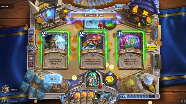 Hearthstone Mage vs Rogue CRAZY topdeck смотреть онлайн