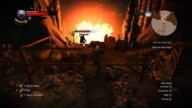 Kill Ulrich the fisstech drug maker (Rose on a Red field) Witcher 3 Hearts of Stone DLC смотреть онлайн