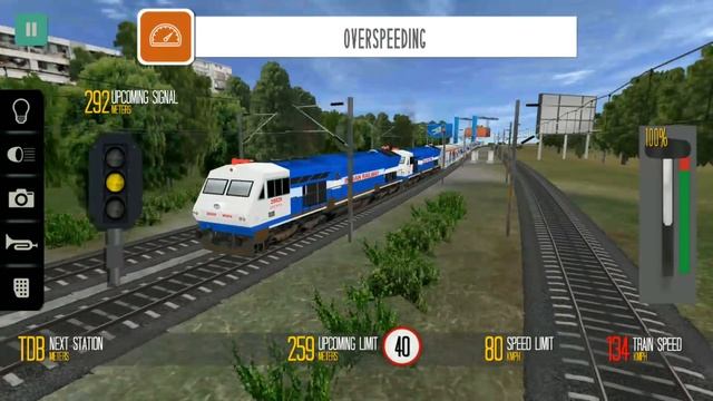 Indian Train Simulator - Gatiman Express - Custom - Rolling at Top Speed смотреть онлайн