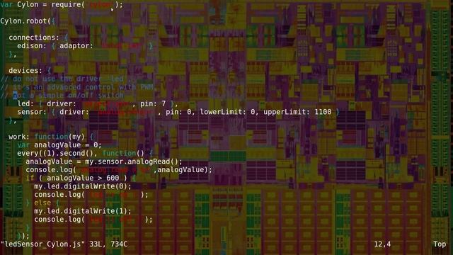 Intel Academic IoT Course - C4 - LedSensor in NodeJS Cylon смотреть онлайн