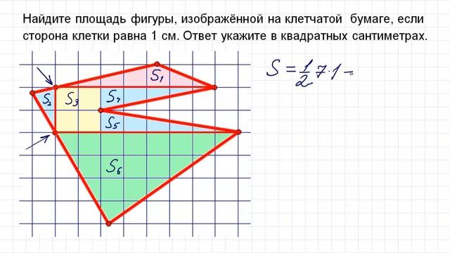Формула Пика НЕ РАБОТАЕТ ★ Новая задача ★ Как находить такие площади? смотреть онлайн