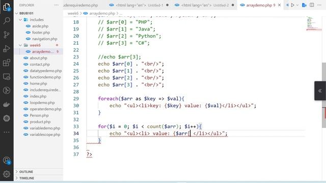 B101-PHP and MySQL Server Include and require and array смотреть онлайн