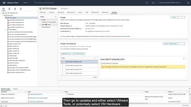 Updating VMware Tools or VM HW level using vLCM? смотреть онлайн