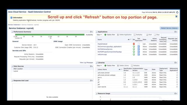 5-Oracle Cloud - Stop, Delete, Deploy Application смотреть онлайн