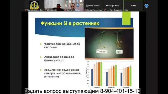 Кремний в жизни растений часть 1 смотреть онлайн