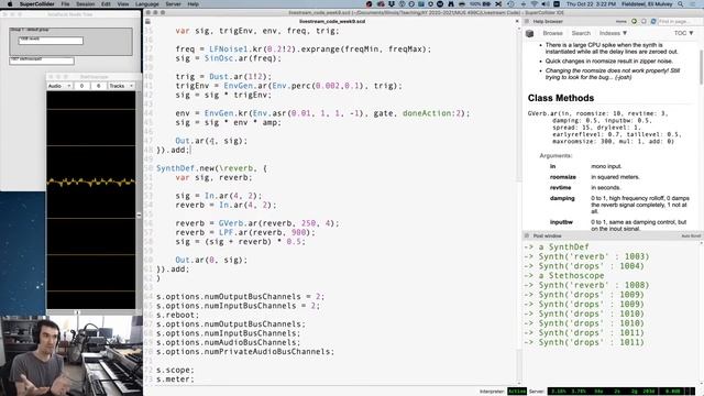 Busses & Signal Flow - Week 9 Fall 2020 MUS 499C - Intro to SuperCollider смотреть онлайн