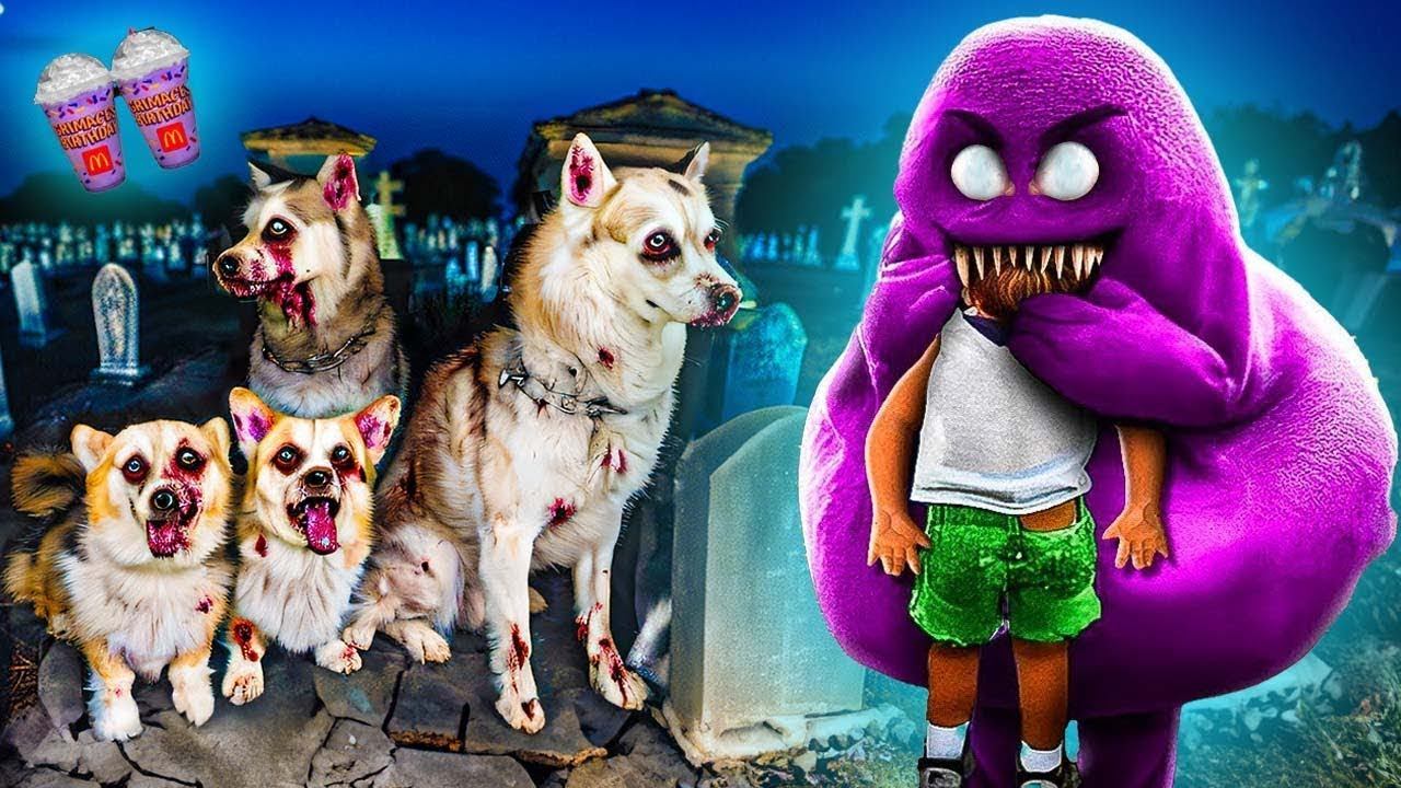 МЫ ВЫПИЛИ ГРИМАС ШЕЙК!! Все серии подряд! (Корги Кекс) Говорящая собака смотреть онлайн