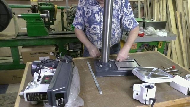 Настольный сверлильный станок FABTEC B 20 Показ в работе, сборка, обзор. смотреть онлайн