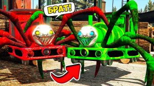 ПОЕЗД ПАУК НАШЁЛ БРАТА ЧУ ЧУ в ГТА 5 МОДЫ! Train Choo Choo Charles и ОБЗОР МОДА в GTA 5 ВИДЕО