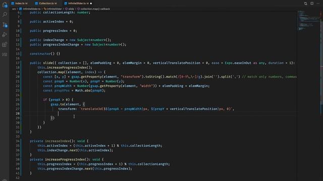 Part 2 | Landing Page Infinite Slider Gallery with TypeScript, GSAP, HTML, Sass смотреть онлайн