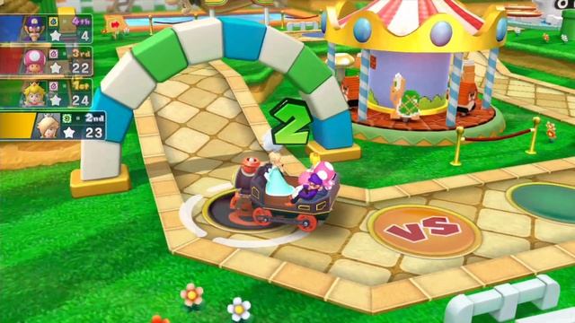Mario Party 10 - Mushroom Park (Master CPU Difficulty) Waluigi, Rosalina, Toadette, Peach #13 смотреть онлайн