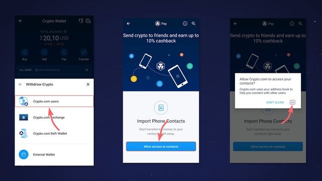 ? CRYPTO COM #4 — Получение и Отправка крипты / Paystring / Конвертирование пыли смотреть онлайн