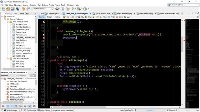 Projet Java#10:Part2:Comment utiliser JInternalframe Supprimer Title Bar смотреть онлайн