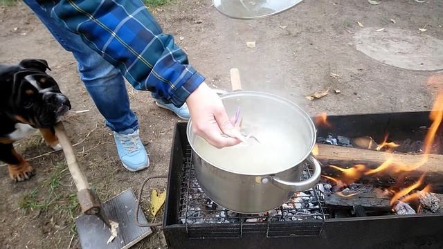 Как приготовить настоящую шурпу на костре? Готовим классический рецепт! смотреть онлайн