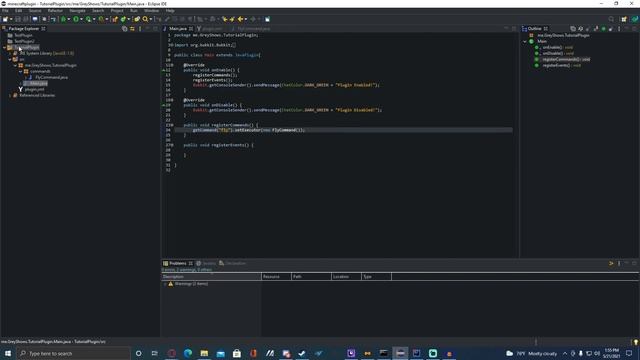Minecraft | Spigot Plugin Development | EP 1 | Make a command and an event! смотреть онлайн
