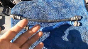 Хёндай Солярис замена шланга сцепления. Замена тормозным шлангом.