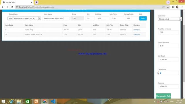 Invoice System Using PHP , Java Script 1