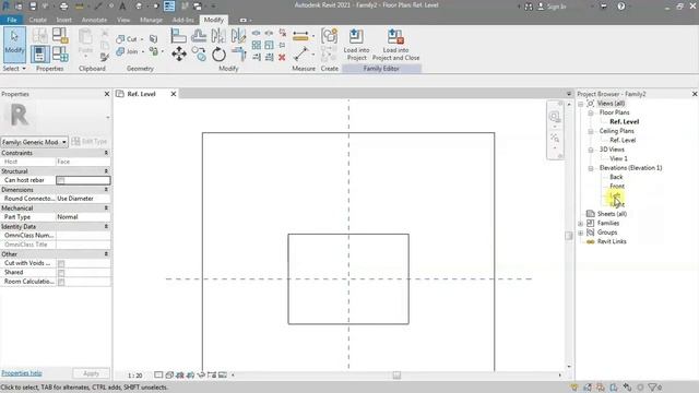 16.11 Creating Face Based Family - Revit MEP 2021- Hindi смотреть онлайн