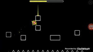 Прохождение игры "геометрия даш" 6 уровень на 3 монетки.