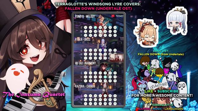 Windsong Lyre Covers: Fallen Down (from Undertale) смотреть онлайн