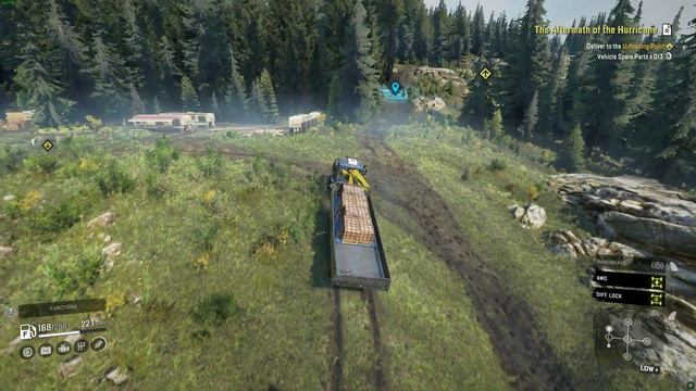 SnowRunner | The Aftermath of the Hurricane | International Paystar 5600TS смотреть онлайн