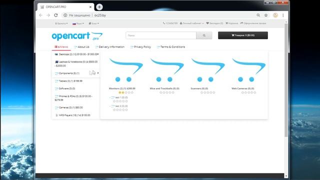 ЫМеню LiveOpenCart / Универсальное меню для OpenCart / В стиле Crysis 3 смотреть онлайн