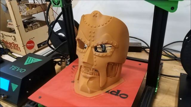 Tevo tornado 3D printer in action смотреть онлайн