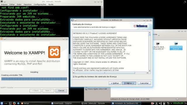 debian 8 xampp netbeans instalação em modo gráfico no kde смотреть онлайн