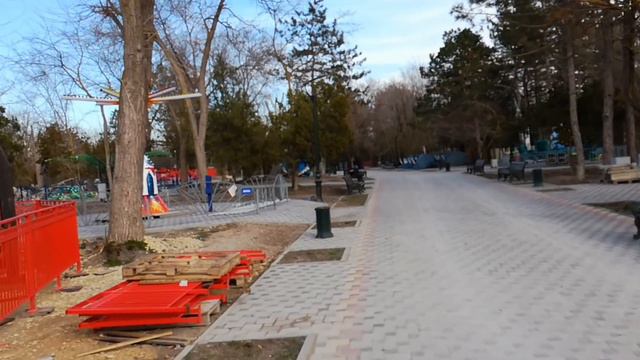 Анапа. 06.03.2018 От моря до ул.Крымской. Кони в Детском парке. смотреть онлайн