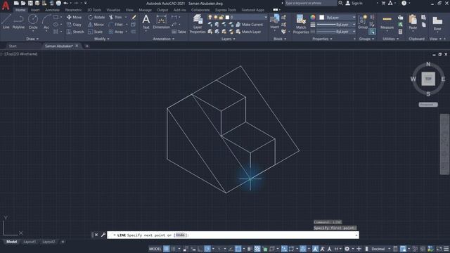 AutoCAD Isometric Drawing Exercise 9 смотреть онлайн