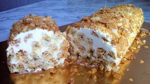 Торт "Полено" из слоеного теста со сгущенкой смотреть онлайн