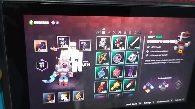 Minecraft Dungeons Cheat Save File Nintendo Switch смотреть онлайн