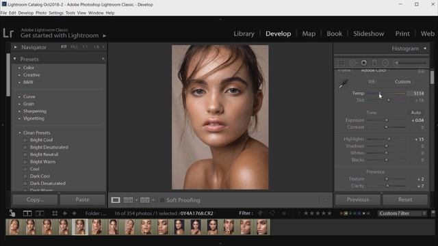 How to Colour Correct Skintones in Lightroom смотреть онлайн