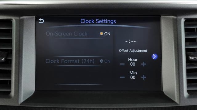 2018 INFINITI QX60 - Setting the Clock without Navigation (if so equipped) смотреть онлайн