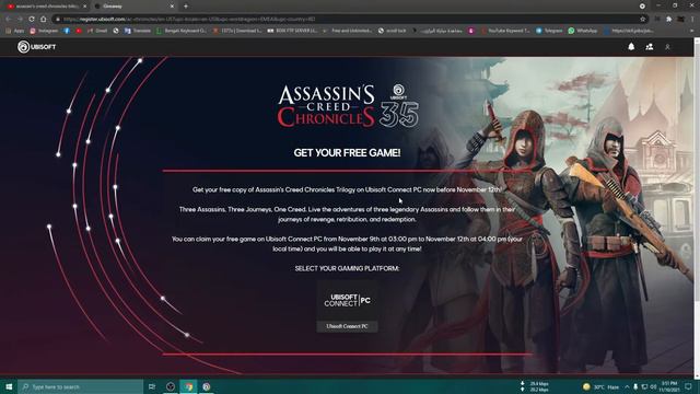 How to claim Assasin's creed chronicles triology free on Ubisoft | Tech Thunder BD смотреть онлайн